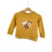 Langarmshirt Biene-Patch