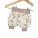 Kurze Hose Musselin Sommerblumen pastell