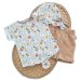 Musselin Sommerblumen pastell Outfit