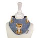 Halstuch Tiger blau