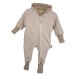 Sweatoverall Waffel Elefanten sand 62/68 doppellagig