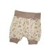 Kurze Hose Musselin Blätter & Blumen 74/80