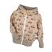 Sweatjacke Baustelle sand