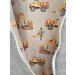 Walkjacke sand meliert mit Baustelle sand