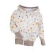 Sweatjacke Sommerblumen pastell