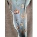 Walkjacke braun meliert mit Winterzauber