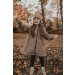 Walkmantel braun meliert mit Herbstliebe