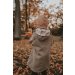 Walkmantel braun meliert mit Herbstliebe