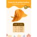 Sommerhut Musselin Leo pink
