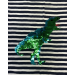 JERSEY T-REX PANEL Wendepaillette 150 X 70 CM