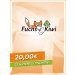 Gutschein 20 € - Fuchs & Kiwi