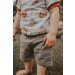INDIVIDUELL Kurze Shorts Leinen grau