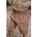 INDIVIDUELL Kurze Shorts Leinen karamell