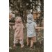 Kurze Shorts Musselin grau