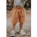 Kurze Shorts Musselin grau