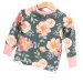 Langarmshirt Rosenzauber petrol