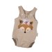 Sommerstrampler Blumenfuchs-Patch sand