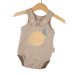Sommerstrampler Zitrone-Patch sand