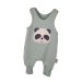 Strampler Panda-Patch mint