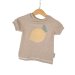 T-Shirt Zitrone-Patch sand