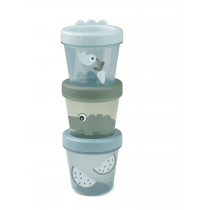 Done by Deer Baby Snackbox-Set 3er Croco