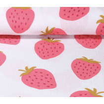 Musselin Erdbeeren