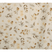 Musselin Blätter und Blumen