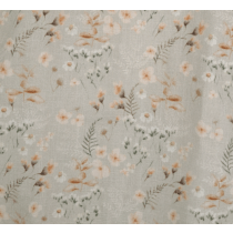 Musselin Blümchen sand