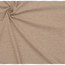 Jersey Streifen karamell