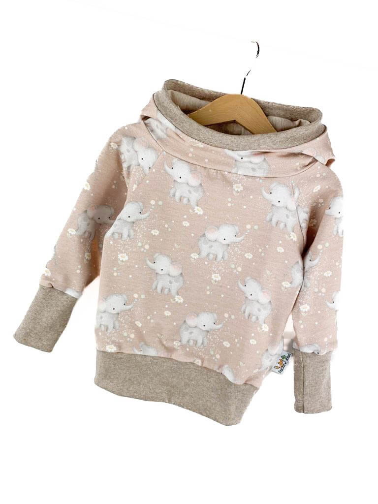 Hoodie Elefantenbaby earth