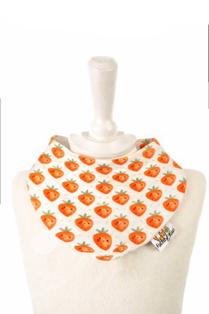 Halstuch Feinripp Erdbeere