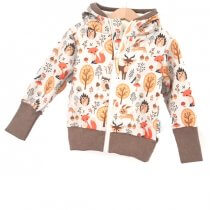 Softshelljacke Waldtiere creme