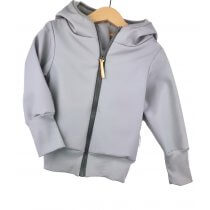 Softshelljacke hellgrau