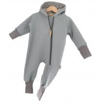 Softshelloverall grau meliert