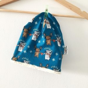 Beanie_Winterpärchen_38-40_gefüttert mit Teddyfell