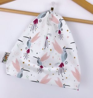 Beanie Kolibri 50-54 gefüttert mit Teddyfell