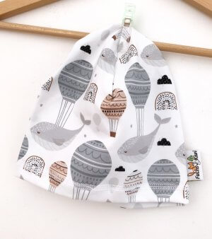 Beanie Flying Whale 50-54 doppellagig