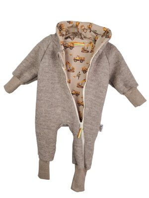 Walkoverall sand meliert mit Baustelle sand