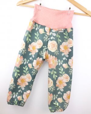 Softshellhose Rosenzauber petrol