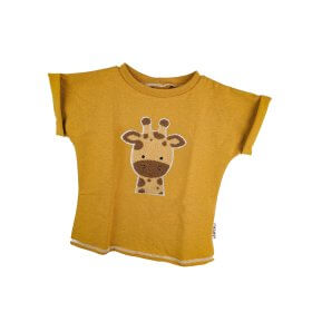 Shirty Giraffenkopf-Patch curry
