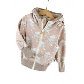 Sweatjacke Elefantenbaby earth