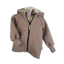 Walkjacke braun meliert mit Unserer kleinen Farm