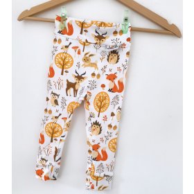 Leggings Waldtiere creme
