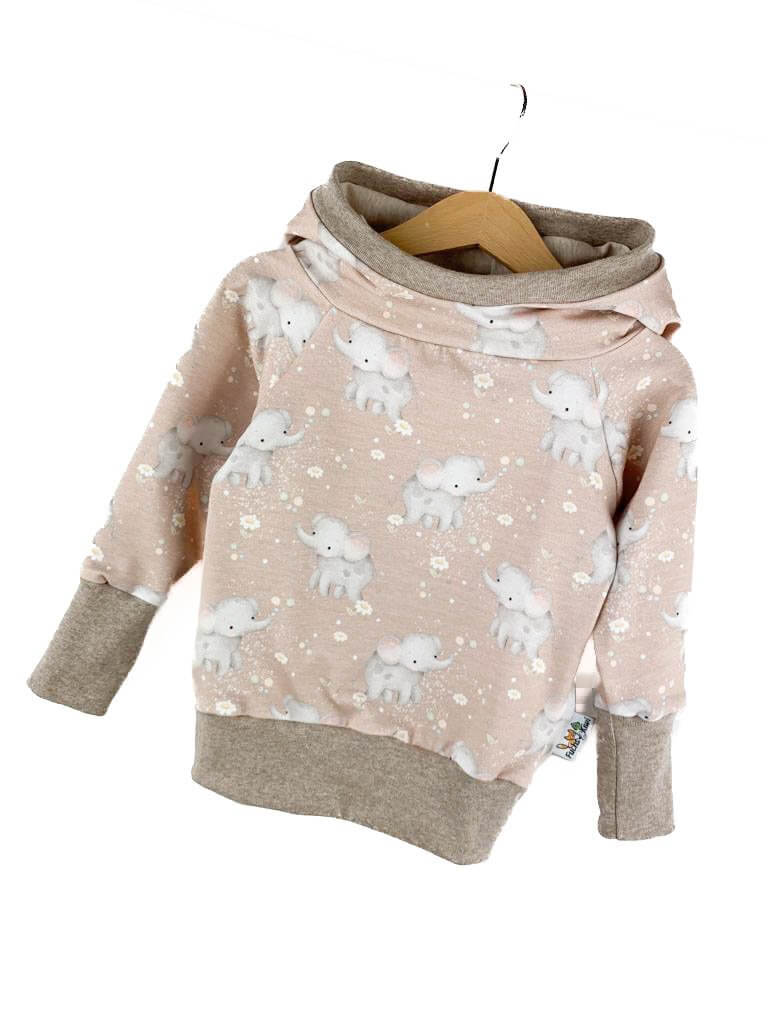 Hoodie Elefantenbaby earth