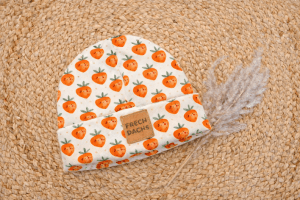 Hipster Beanie Feinripp Erdbeere