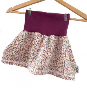 Rock Blümchen Flieder