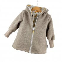 Walkmantel sand meliert mit Bananen