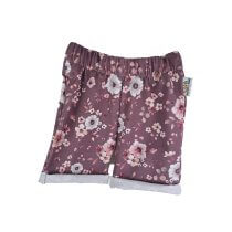 Kurze Shorts Blumentraum flieder