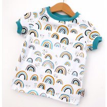 T-Shirt Regenbogen mint