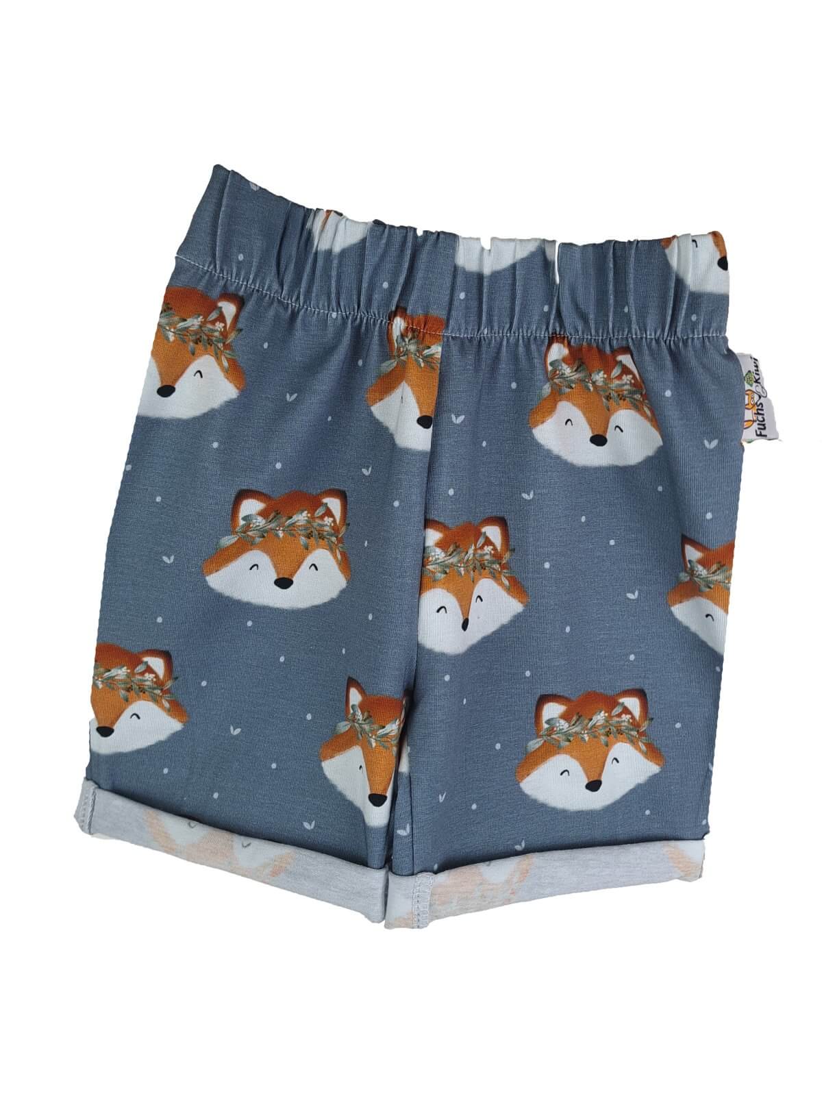 Kurze Shorts Fuchsi blau